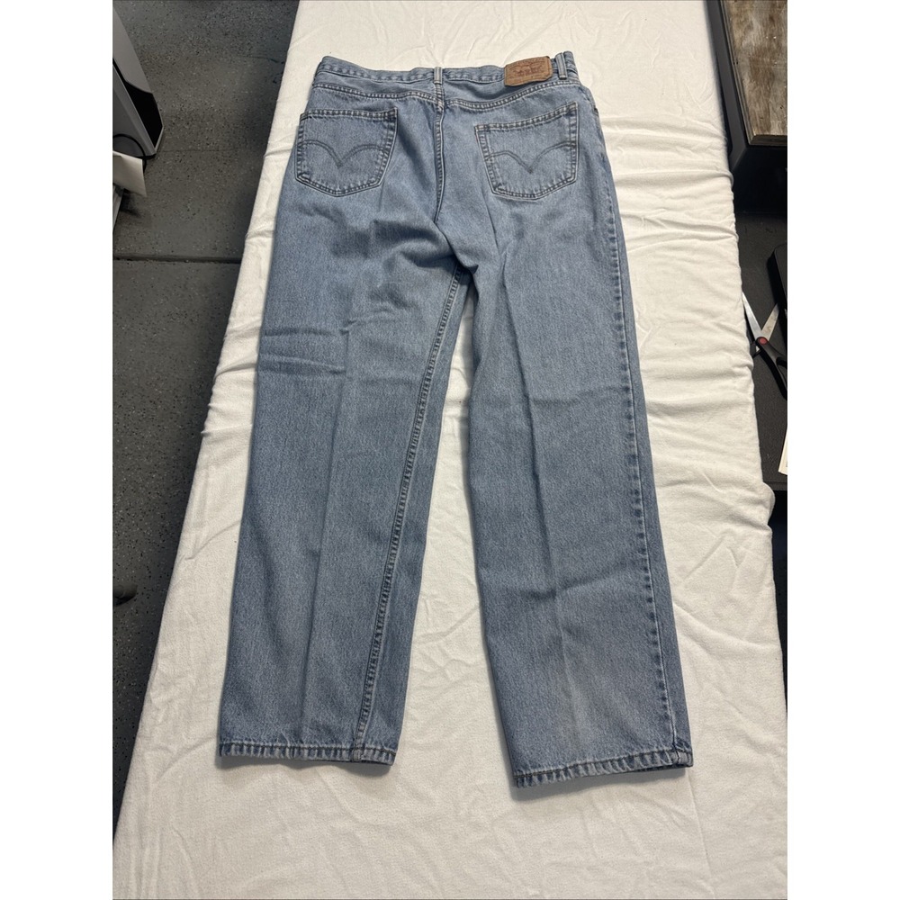 Levis 550 Jeans Mens 36x32 Blue Denim Relaxed Fit